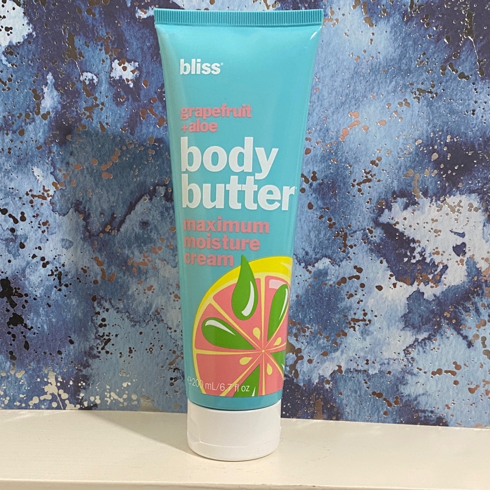 Bliss Grapefruit & Aloe Body Butter 6.7 oz. Sealed